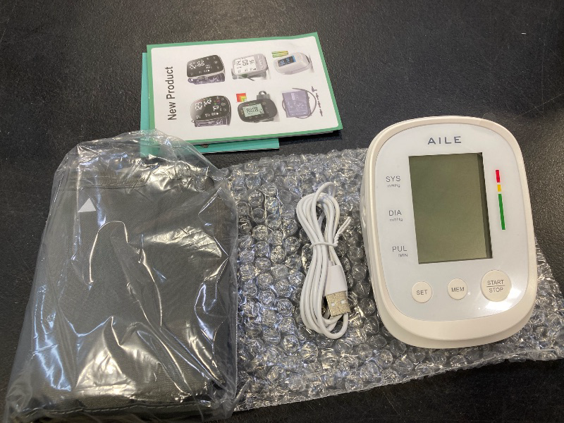 Photo 1 of Blood Pressure Monitor, AILE Blood Pressure Machine Upper Arm Large Cuff(8.7"-16.5"), High Automatic Blood Pressure Monitors Cuff for Home Use, (BP) Manual Arm Blood Pressure Monitors, 2 * 99 Memory