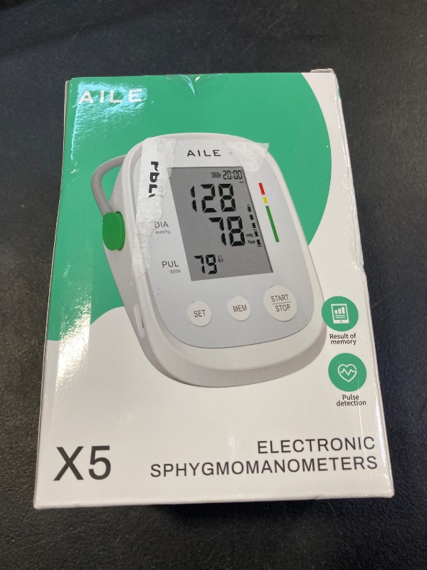 Photo 1 of Blood Pressure Monitor, AILE Blood Pressure Machine Upper Arm Large Cuff(8.7"-16.5"), High Automatic Blood Pressure Monitors Cuff for Home Use, (BP) Manual Arm Blood Pressure Monitors, 2 * 99 Memory