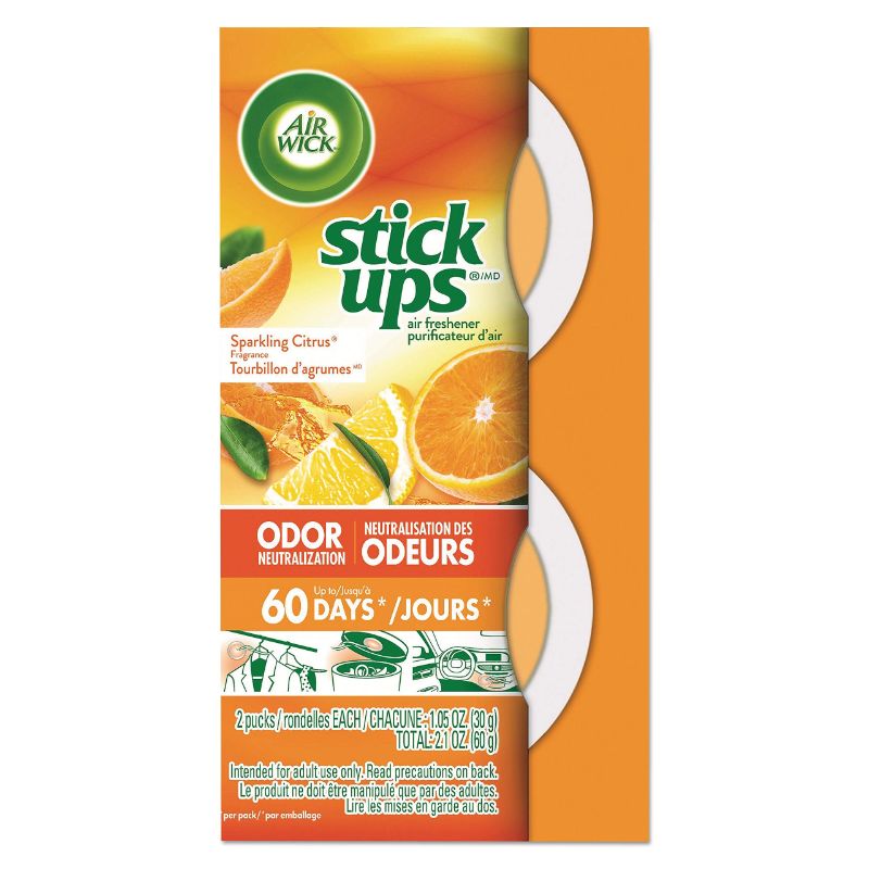 Photo 1 of Air Wick Stick Ups Air Freshener, Sparkling Citrus, 2ct