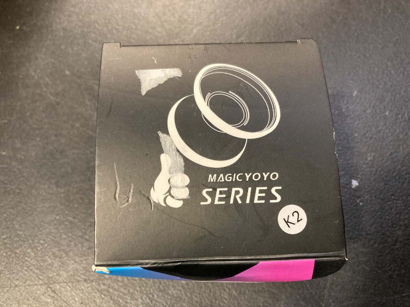 Photo 1 of MAGICYOYO K2 Crystal Gradient Yoyo for Kids & Adults, Professional - Responsive/Unresponsive Fingerspin Trick Yo Yo for Beginners & Advanced Players with 12 Yoyo Strings + Yo-yo Case Bag (Pink Purple)