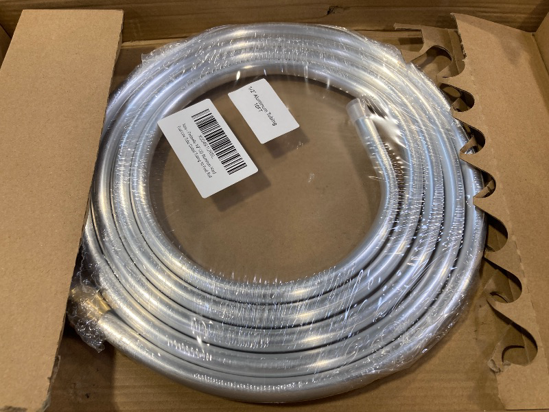 Photo 1 of Podavelle 1/2" OD Aluminum Hard Fuel Line Hardline Tube Tubing Coil 10 Feet Roll
