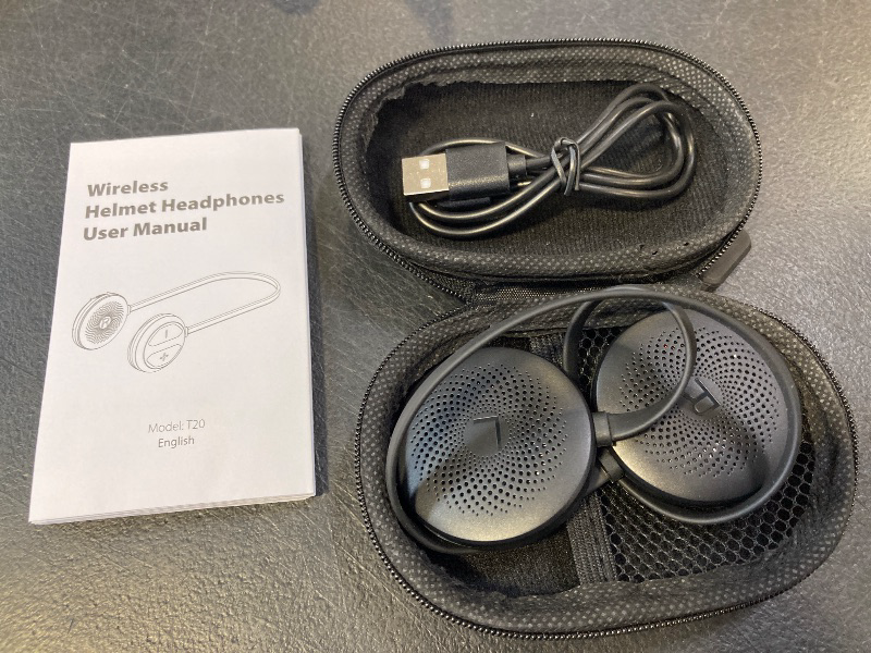 Photo 3 of Bluetooth 5.3 Ski Helmet Headphones, 20H Working Time, IPX6 Waterproof, Built-in Mic, HD Speaker Chip, Ice-Resistant Down to -4? for Skiing, Snowboarding, Mountain Biking, Climbing