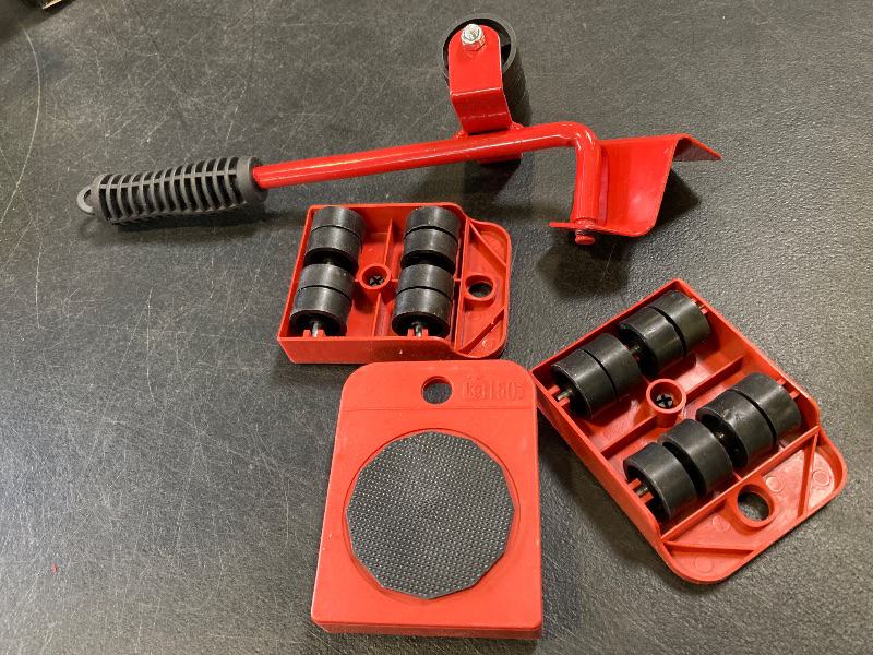 Photo 1 of Furniture Lift Mover Tool Set - Dolly with Wheels, 330Lbs Capacity, 360 Rotation for Refrigerator, Sofa, Cabinet
