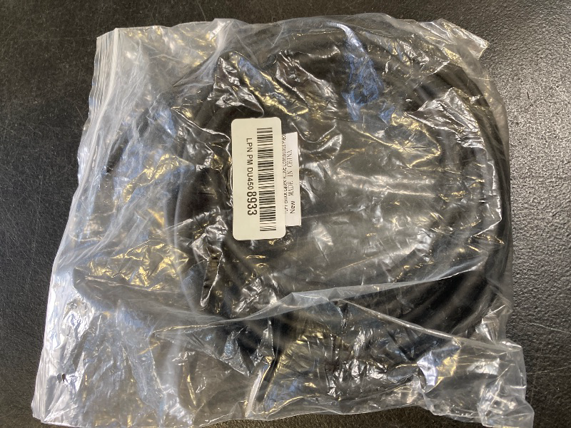 Photo 1 of 10FT Black Latex Rubber Tubing,3/8in OD 1/4in ID Black ONE Continuous Piece
