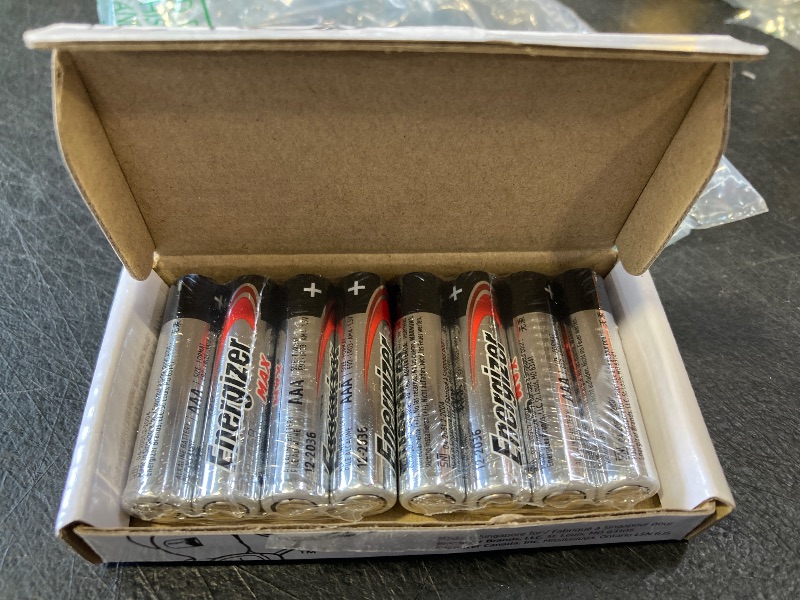 Photo 1 of Energizer MAX AA Batteries (8 Pack), Double A Alkaline Batteries