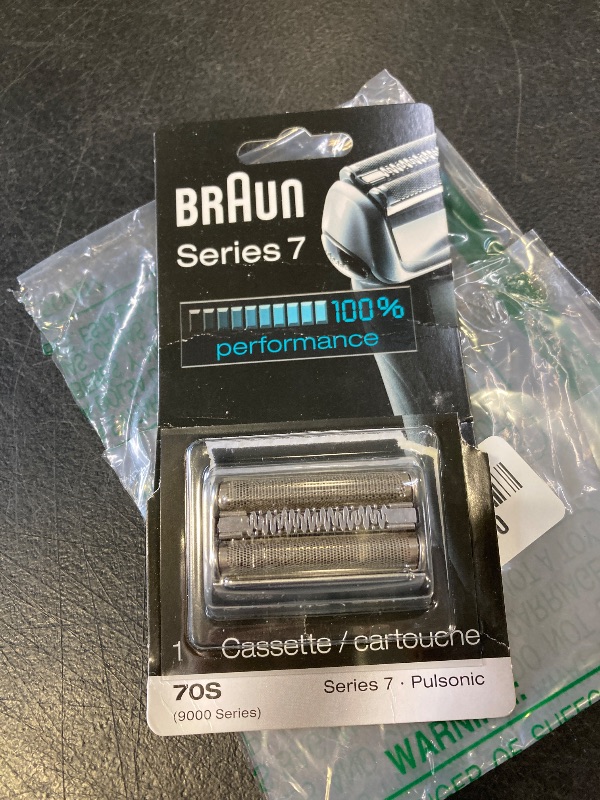Photo 1 of Braun Series 7 70S Electric Shaver Head Replacement Cassette – Silver