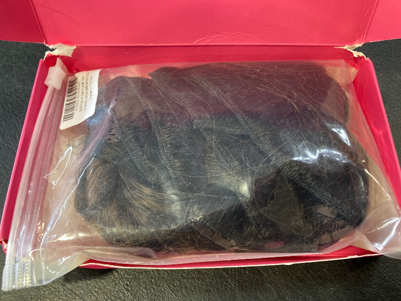 Photo 1 of WENNALIFE Clip in Hair Extensions Real Human Hair, 16 Inch 120g 7pcs Dark Brown to Chestnut Brown Balayage Hair Extensions Clip In Human Hair Remy Clip in Hair Extensions Real Human Hair Double Weft