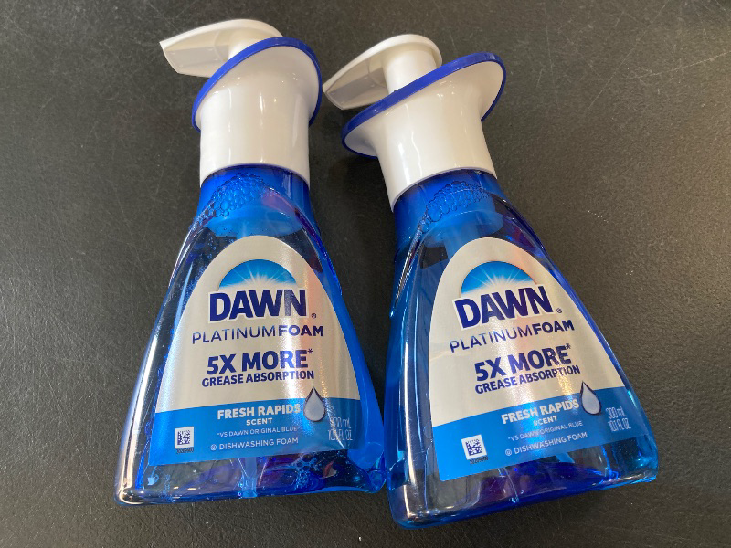 Photo 1 of Dawn Ultra Platinum Foam Dishwashing Foam, Fresh Rapids Scent, 10.1 fl oz 2 PACK 