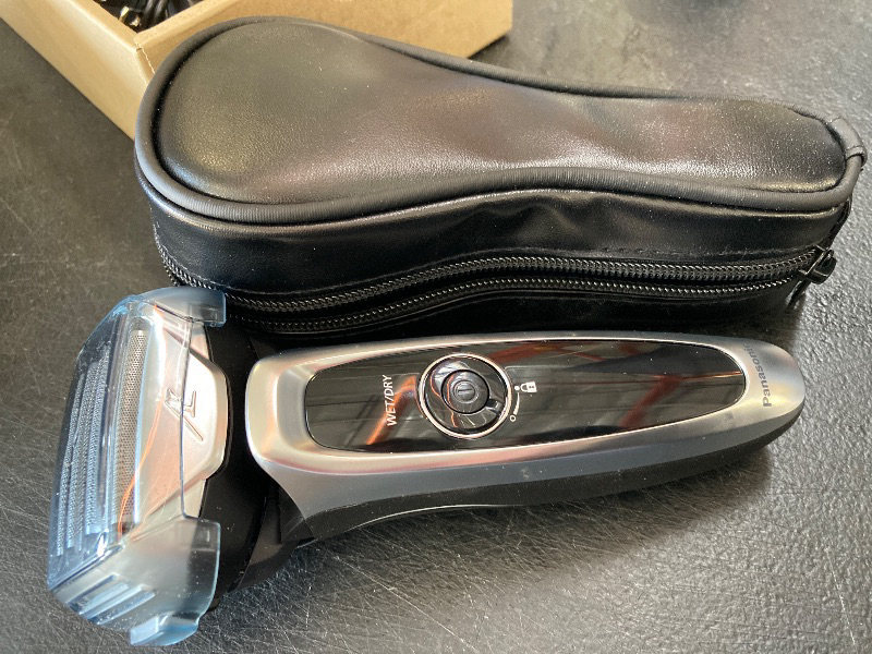 Photo 1 of Panasonic ARC5 Electric Razor for Men with Pop-Up Trimmer, Wet/Dry 5-Blade Electric Shaver with Intelligent Shave Sensor and Multi-Flex Pivoting Head – ES-LV65-S (Silver)