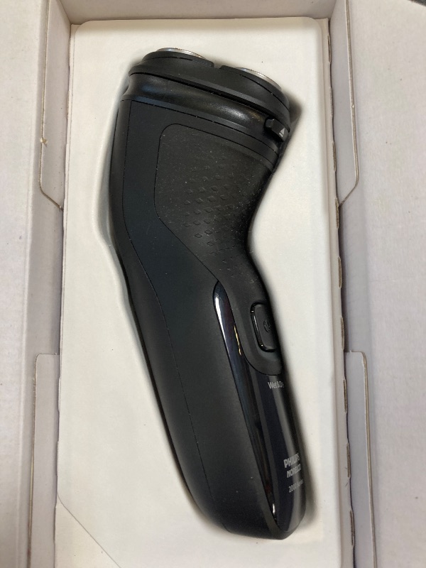 Photo 1 of Philips Norelco Shaver 2400 Series, Wet and Dry Electric Shaver, Pop-up Trimmer, P-Cap, Deep Black, Model X3001/90