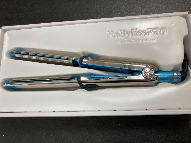 Photo 1 of BaBylissPRO Nano Titanium Flat Iron Hair Straightener, 1" Prima Iconic Hair Straightener Iron & Curling Iron for Professional Salon Results and All Hair Types