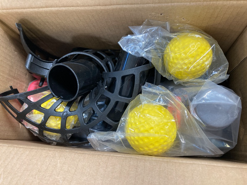 Photo 1 of Furlihong 898BH Baseball Soft Toss Machine, Angle Adjustable, Step On Paddle and Release to Launch, No Power Supply Needed, Works with Regulation Baseball