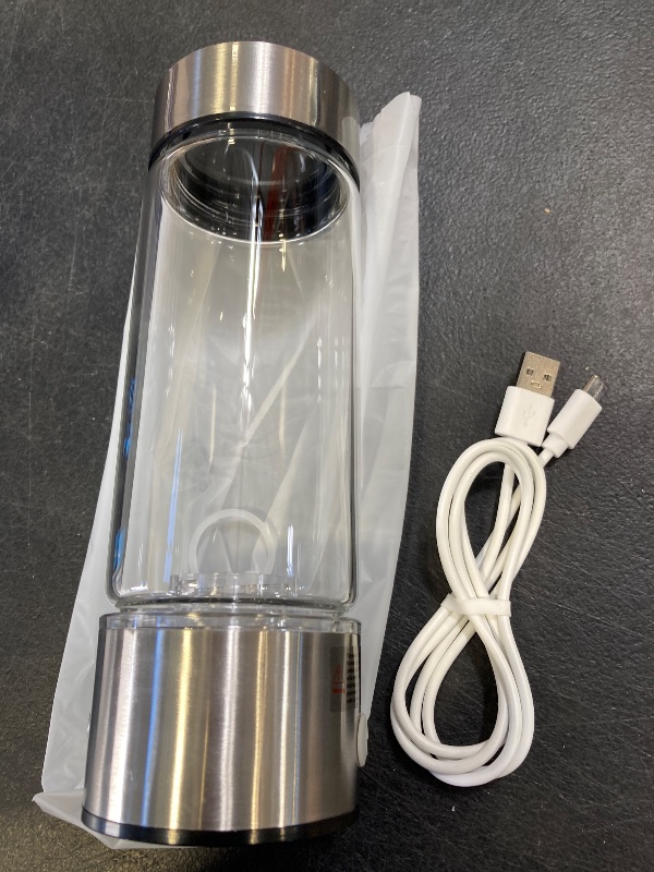 Photo 1 of Upgraded Hydrogen Water Bottle, Version Ion Membrane Hydro Bottle -SPE & PEM, Hydrogen Water Bottle Generator Suitable for Purified Water, Portable Hydrogen Water Improve Water Quality in 3 Minutes