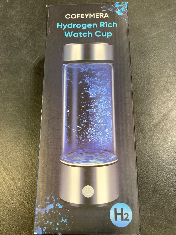 Photo 1 of Upgraded Hydrogen Water Bottle, Version Ion Membrane Hydro Bottle -SPE & PEM, Hydrogen Water Bottle Generator Suitable for Purified Water, Portable Hydrogen Water Improve Water Quality in 3 Minutes