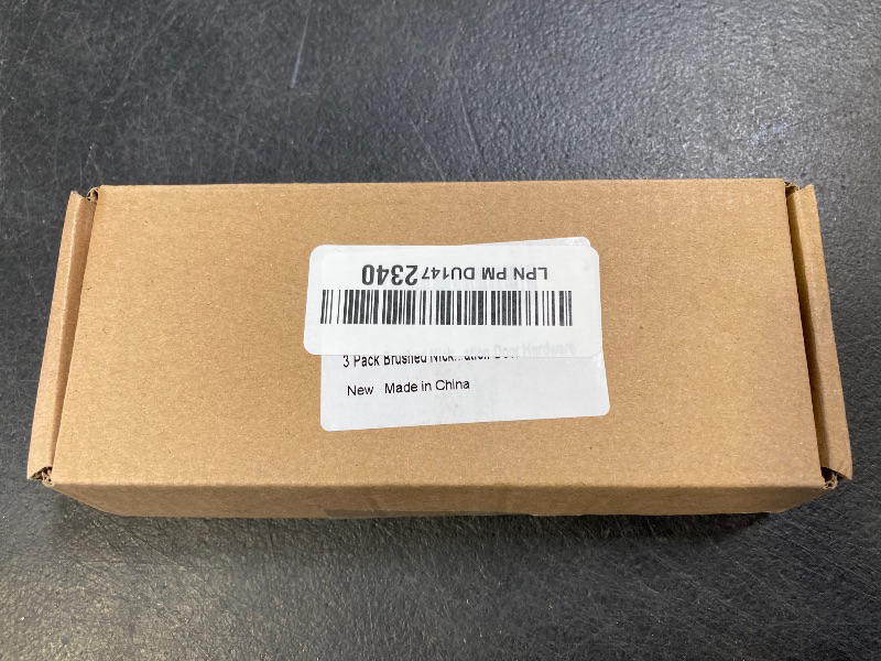Photo 1 of 3 Pack Brushed Nickel Hinges 4 Inch Interior/Exterior Door Hinges Satin Nickel Door Hinges 4 in Square Rounded 5/8" Radius Corner Hinges for Doors Reversible Full Mortise Combination Door Hardware