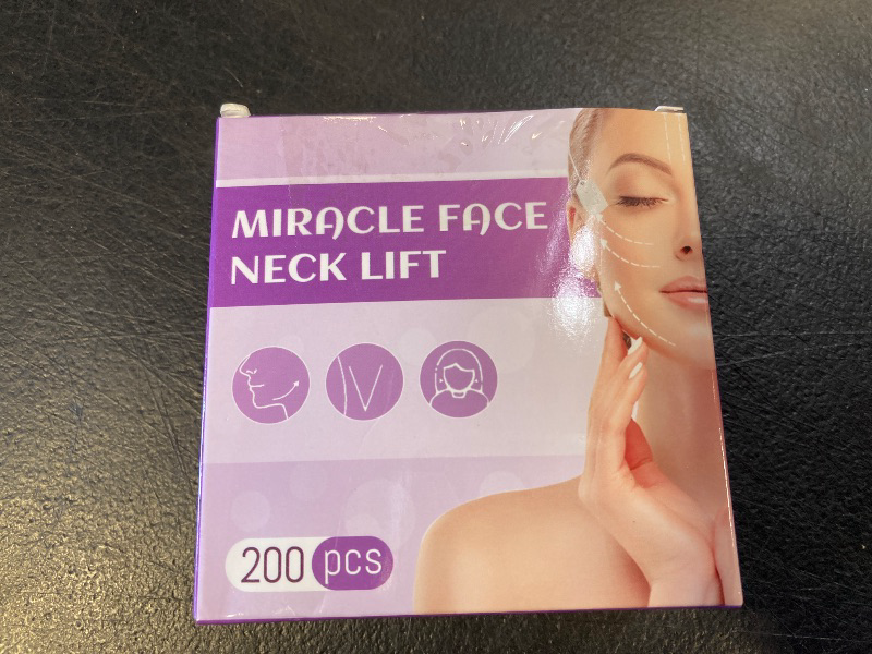 Photo 1 of MUOCOBU Face Lift Tape 200PCS Bands Instant Facelift Tape for Wrinkles, Double Chin, and Sagging Skin Waterproof & Transparent Lifting Tapes with Elastic Bands (200PCS)