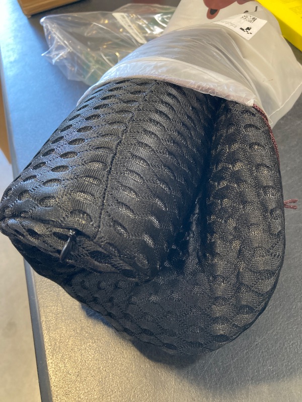 Photo 1 of Lumbar Support Pillow for Office Chair, Memory Foam Lumbar Pillow for Lower Back Pain Relief (Oval Black)