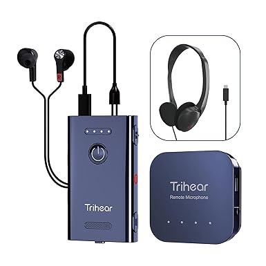 Photo 1 of Convo MORE Hearing Amplifier + Remote Mic | Easy-to-Use Rechargeable Hearing Aid Alternative for Seniors, Elderly | Personal Sound Amplifier Listening Device for Hearing Loss, Hearing Impaired