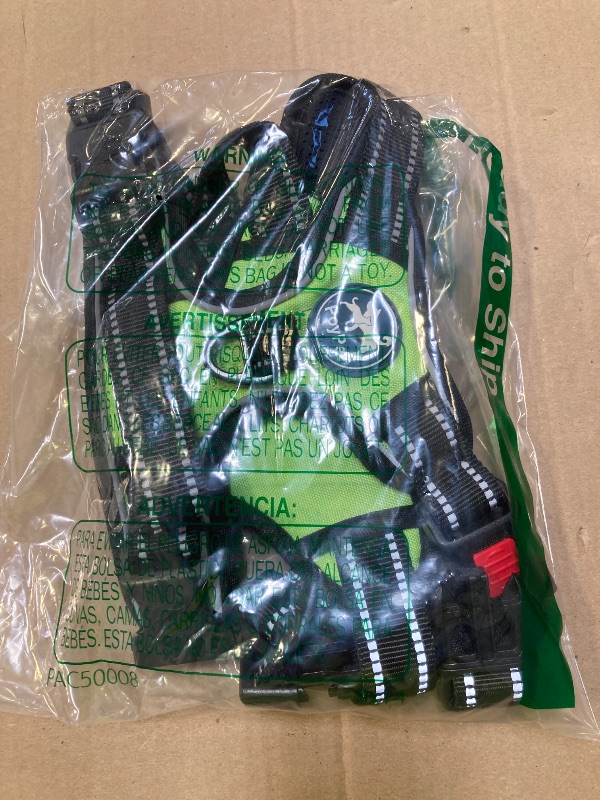 Photo 1 of PoyPet No Pull Dog Harness, No Choke Front Clip Dog Reflective Harness, Adjustable Soft Padded Pet Vest with Easy Control Handle for Small to Large Dogs(Green,M)
