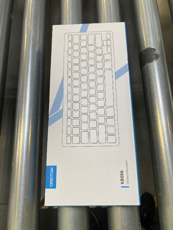 Photo 1 of OMOTON Bluetooth Keyboard Compatible with Mac, Compact Wireless Keyboard Compatible with MacBook Pro/Air, iMac, Mac Mini/Pro Laptop and PC (Silver)