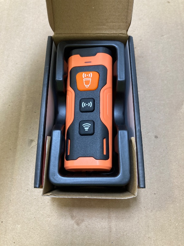Photo 1 of Dog Bark Deterrent Devices for Own or Neighbor's Dog Ultrasonic Dog Training Device Safe & Effective Portable Anti Barking Device for Dogs Indoor Outdoor Use Orange