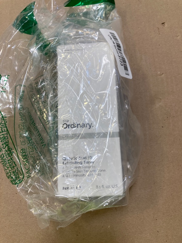 Photo 1 of The Ordinary Glycolic Acid 7% Exfoliating Toner, Brightening and Smoothing Daily Toner for More Even-Looking Skin Tone, 8.1 Fl Oz