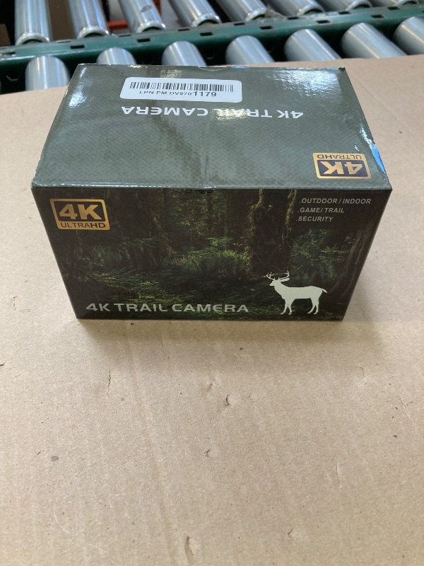 Photo 1 of Dargahou Trail Camera - 4K 48MP Game Camera with Night Vision, 0.05s Trigger Motion Activated, IP66 Waterproof, 130 Wide-Angle with No Glow Infrared LEDs for Outdoor Wildlife