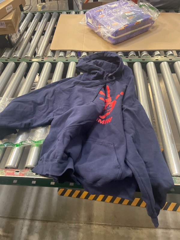 Photo 1 of MMIW Red Hand Indigenous Native American MMIW Awareness Pullover Hoodie  size xl
