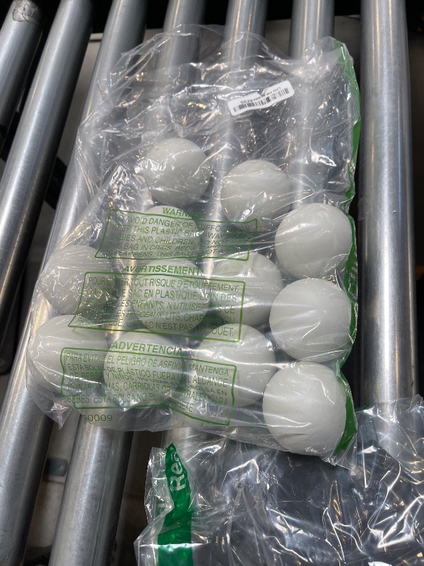 Photo 1 of Champion Sports Practice Sponge Lacrosse Balls: Soft Touch for Indoor Outdoor Training & Practice - 12 Pack White