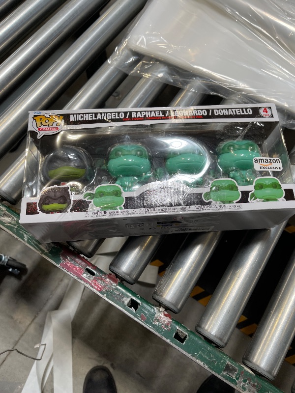 Photo 1 of Funko Pop Comics: Teenage Mutant Ninja Turtles (TMNT) The Last Ronin- Michelangelo - Brothers, 4-Pack - TMNT Comics - Amazon Exclusive - Collectable Vinyl Figure - Gift Idea - Official Merchandise