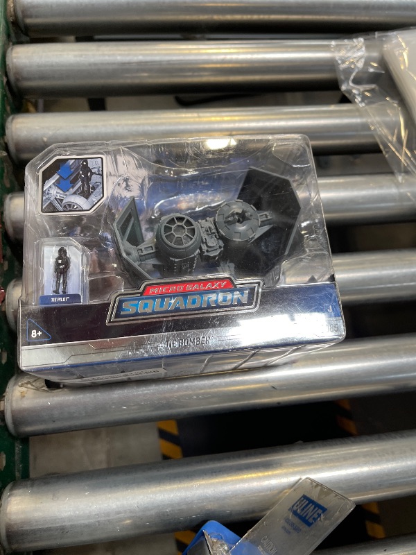 Photo 1 of STAR WARS Micro Galaxy Squadron TIE Bomber - 5-Inch Starfighter Class Vehicle with 1-Inch TIE Pilot Micro Figure Accessory