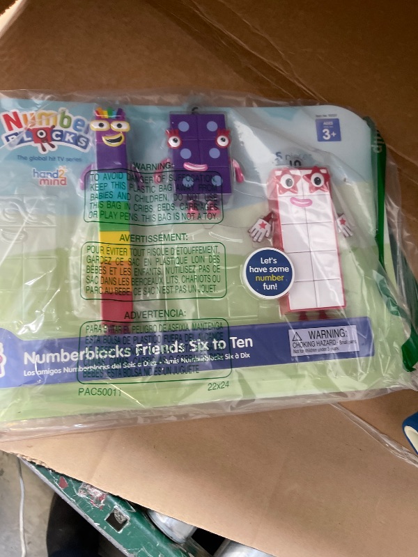 Photo 1 of hand2mind Numberblocks Friends Six to Ten, Action Figure Set, Toy Figures, Small Figurines for Kids, Counting Blocks, Numbers for Toddlers, Math Toys, Kids Birthday Gifts, Easter Basket Stuffers