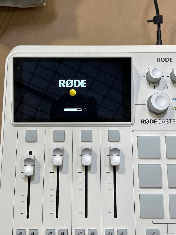 Photo 1 of RØDE RØDECaster Duo Compact All-in-One Audio Production Solution for Podcasting, Streaming, Music Production and Content Creation (White)