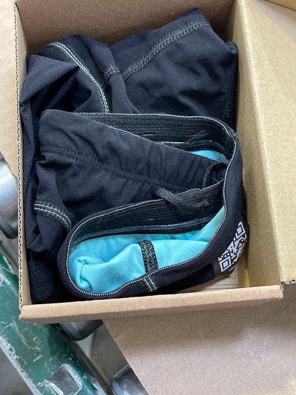 Photo 1 of ARENA Men's Standard Powerskin Impulso Swim Racing Jammer Competition Tech Suit, Black Teal