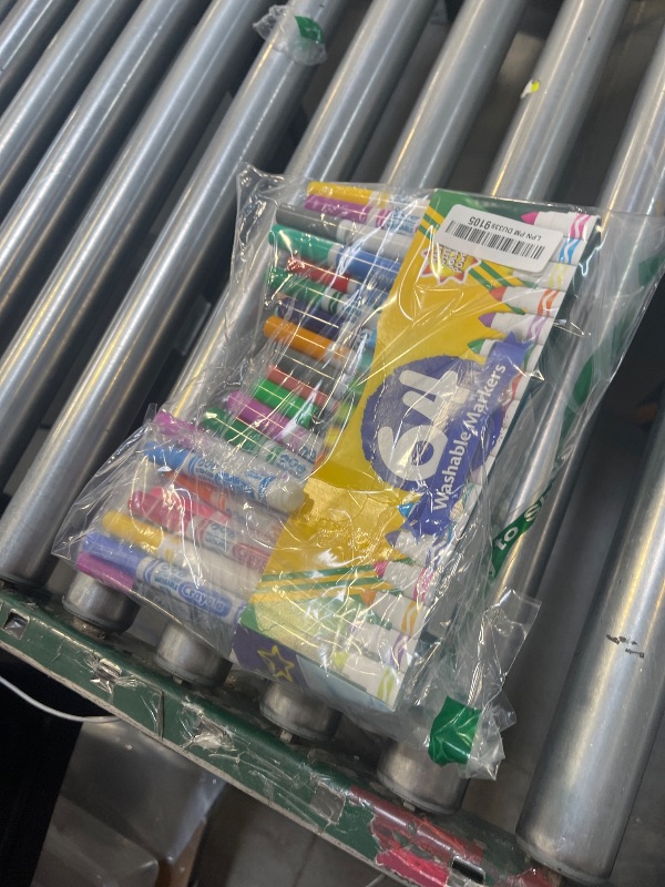Photo 1 of Crayola Washable Broad Line Marker Variety Box (3 Styles), 48 Ultra-Clean Washable Markers for Kids, Gel FX & Window Markers, Easter Basket Essentials