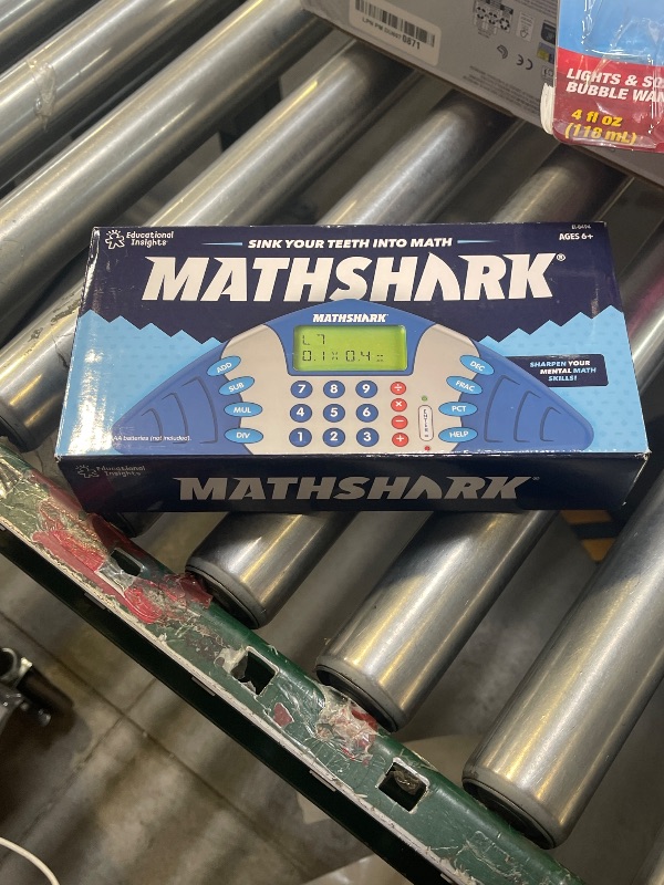 Photo 1 of Educational Insights MathShark Digital Math Game, Handheld Electronic Math Learning Game For Kids, Ages 6+