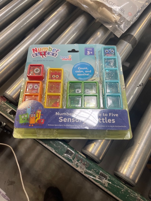 Photo 1 of hand2mind Numberblocks One to Five Sensory Bottles, Numbers for Toddlers, Counting Toys, Calming Sensory Toys, Calm Down Corner Supplies, Social Emotional Learning, Easter Basket Stuffers for Kids