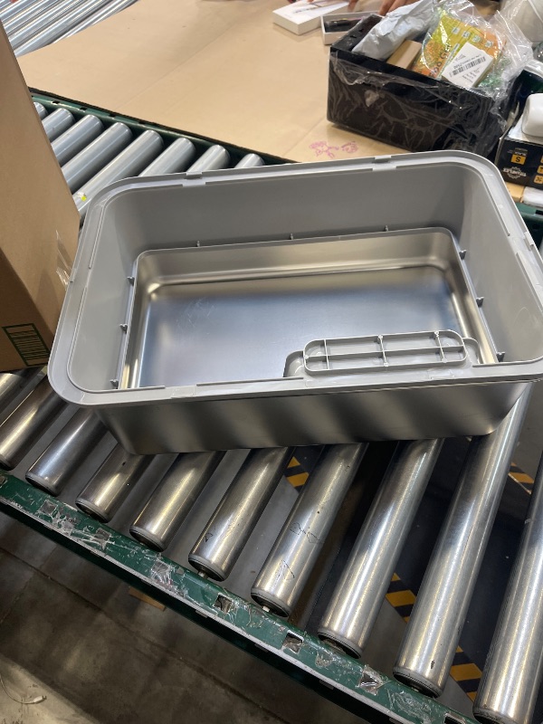 Photo 1 of Stainless steel kitty litter box