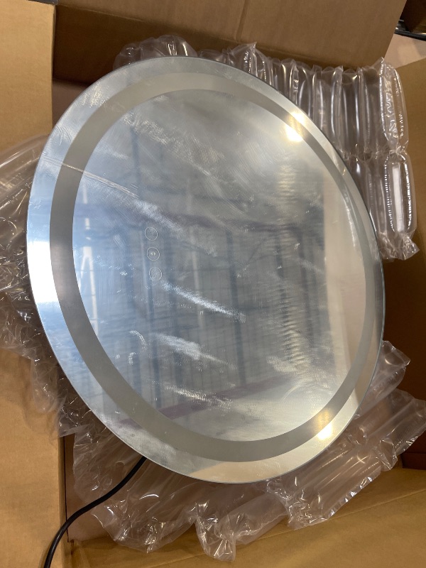 Photo 1 of Elegant Decor Helios 36 inch Hardwired LED Mirror with Touch Sensor and Color Changing Temperature 3000K/4200K/6400K
