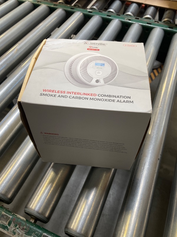 Photo 1 of X-Sense Wireless Interconnected Combination Smoke and Carbon Monoxide Detector with LCD Display & 10-Year Battery, Over 820 ft Transmission Range, 3-Pack