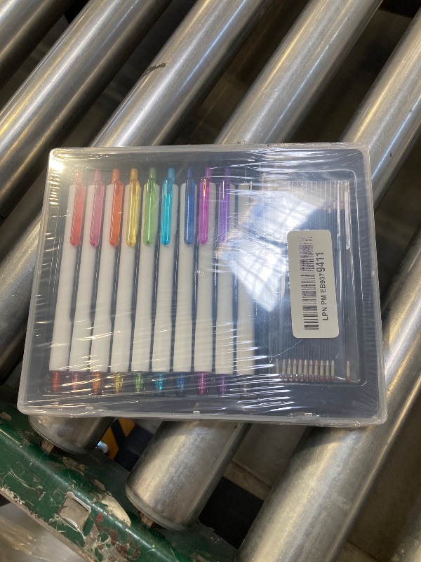 Photo 1 of Mr. Pen- Cute Ballpoint Pens Assorted Color Ink, 0.7mm, 10 Colorful Ink Ballpoint Pens with Case and 12 Refills, Cute Pens for Journaling
