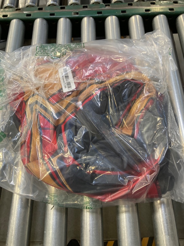 Photo 1 of Marvel Integrated Spider-Man Official Youth Halloween Costume - Premium Quality Padded Jumpsuit with Pull On Fabric Mask (S) Red