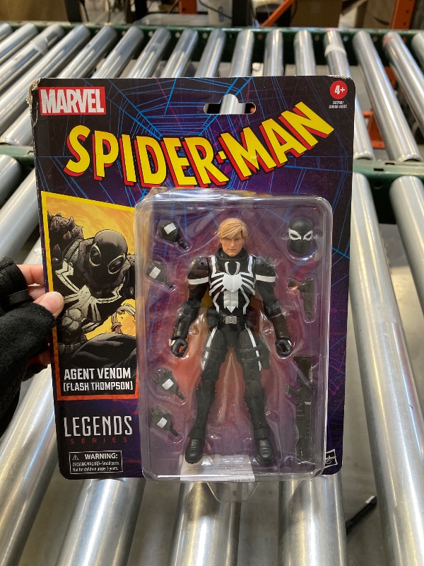 Photo 1 of Marvel Legends Series Agent Venom (Flash Thompson), Retro Comics Collectible 6-Inch Scale Action Figure