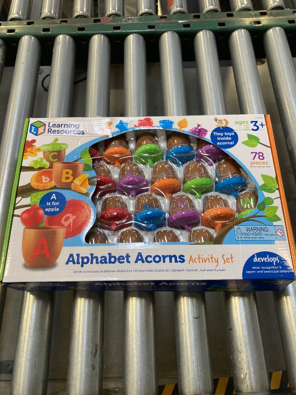 Photo 1 of Learning Resources Alphabet Acorns Activity Set, Develops Letter Recognition, Educational Toys for Toddlers, Homeschool, Visual & Tactile Learning Toy, 78 Pieces, Ages 3+