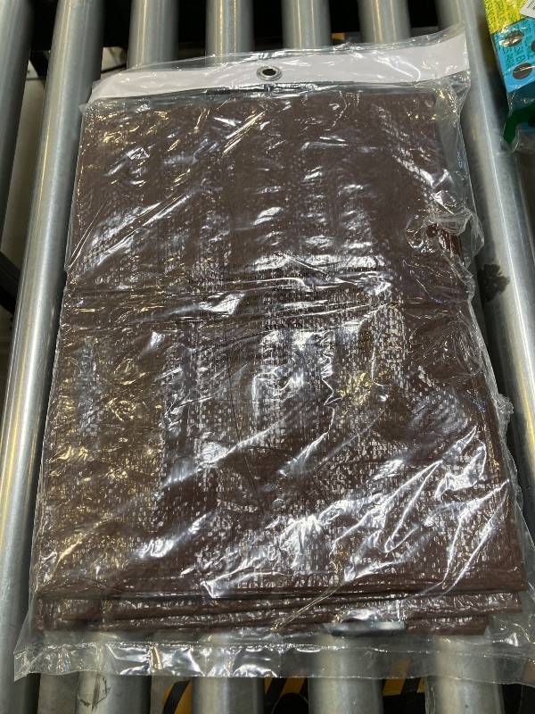 Photo 1 of Stansport Light-Duty Rip-Stop Tarp 5' x 7' - Brown (U-57)
