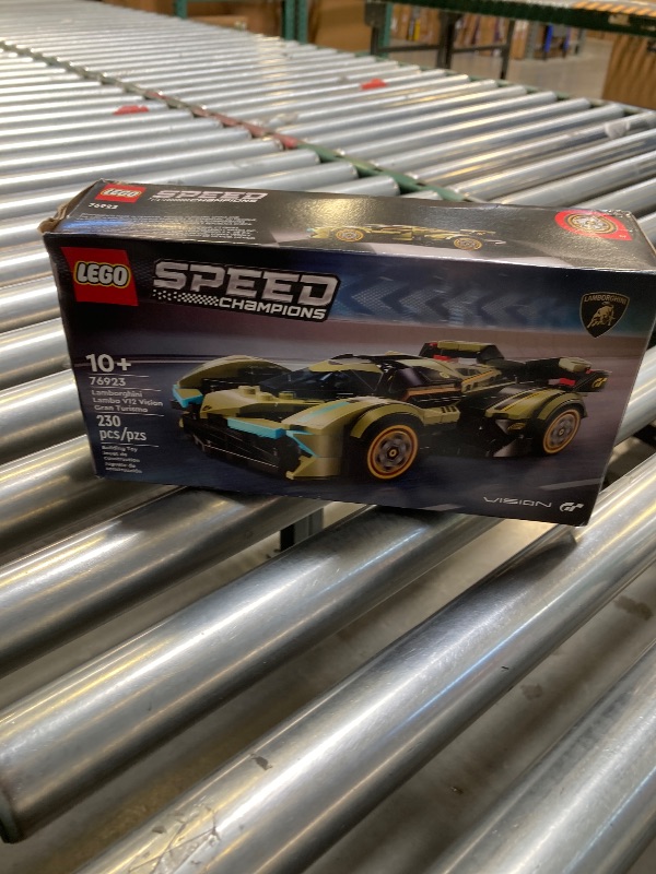 Photo 1 of LEGO Speed Champions Lamborghini Lambo V12 Vision GT Super Car, Formula 1 Vehicle Toy, Driving Playset, Buildable Model Set for Kids, Lamborghini Car, Gift for Kids and Gaming Fans, F1 Toy Car, 76923