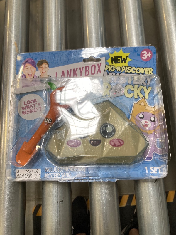 Photo 1 of LankyBox Dig-n-Discover, Mystery Rocky. Collectible Mini Figures, Moldable Play Sand, Officially Licensed Merch