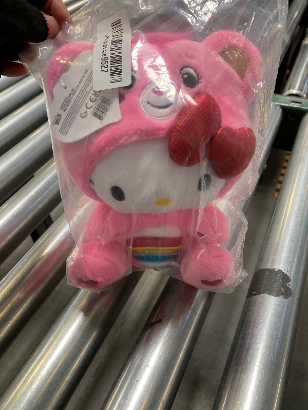 Photo 1 of Care Bears Hello Kitty Dressed As Cheer Bear 8" Fun-Size Plush - Soft, Huggable Bestie! – Good for Girls and Boys, Employees, Collectors, Ages 4+