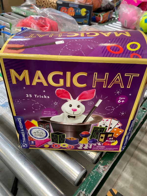 Photo 1 of Thames & Kosmos Magic Hat with 35 Tricks | 24-Page Illustrated Instruction in Full Color | for Magicians Ages 6+