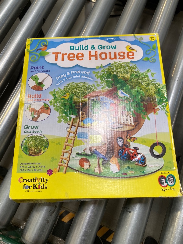 Photo 1 of Creativity for Kids Build and Grow Tree House Craft Kit - Treehouse Playset Toy for Boys and Girls, Classic Toys for Kids